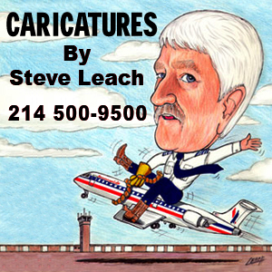 Caricatures by Steve Leach